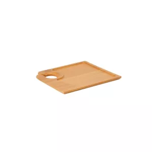 Assiettes Cocktail Champagne 18x15x0.8mm (M)